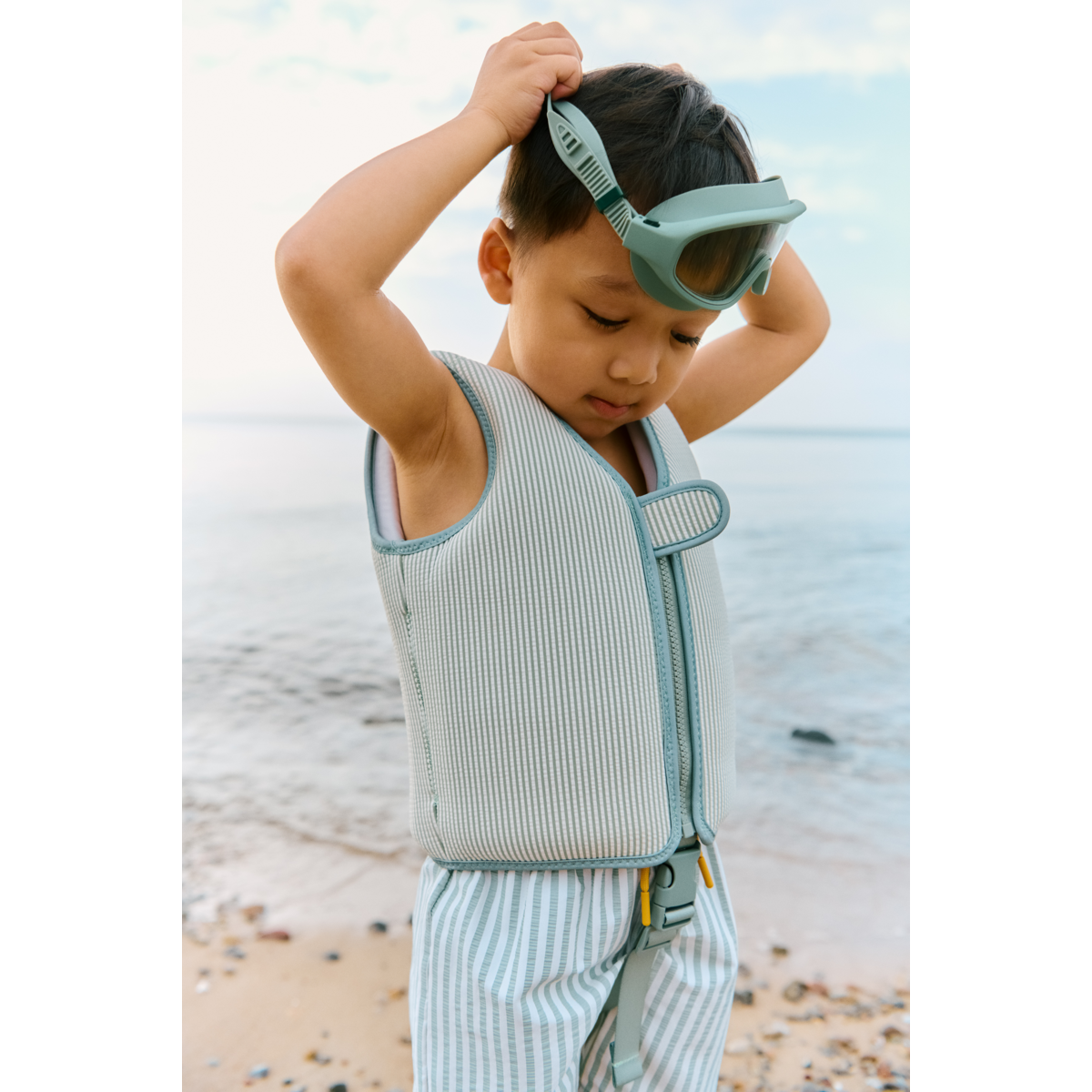 Kerem Swim Goggles - Peppermint / Garden green