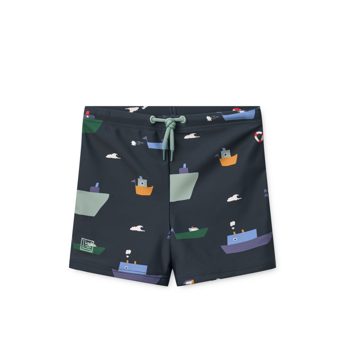 Otto Printed Swim Trunks - Sailing / Classic navy